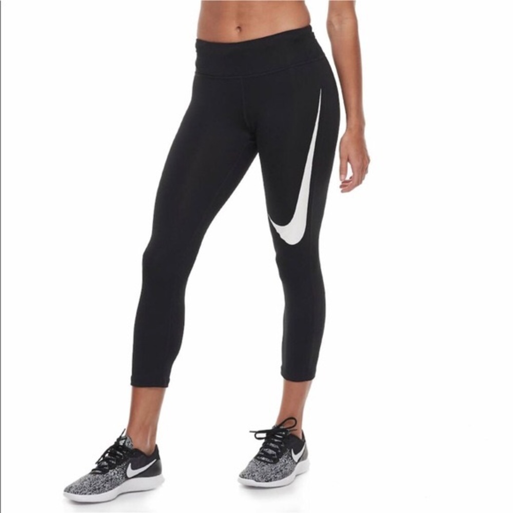 Nike logo crop leggings